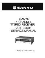 Sanyo DCX-3250K - Service Manual 
